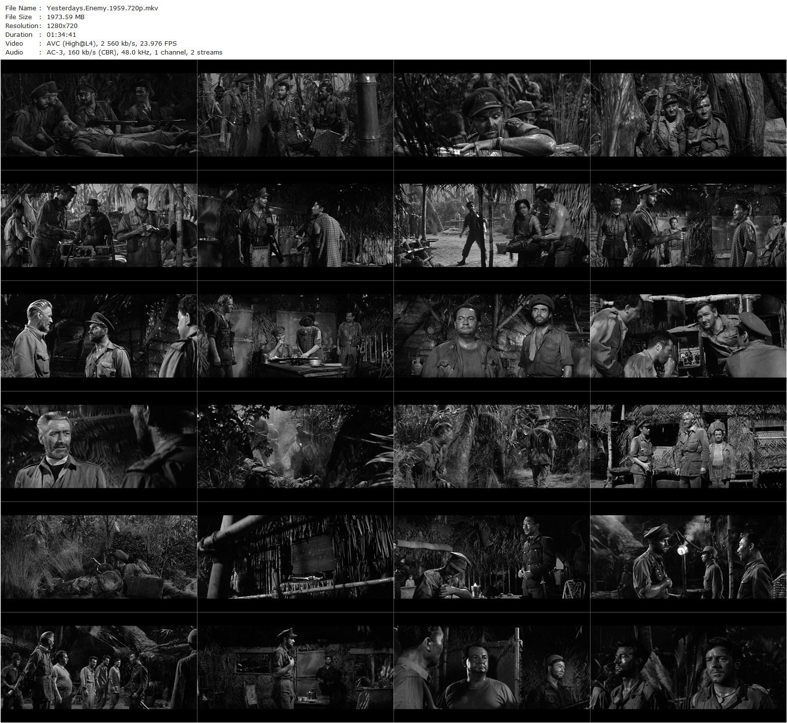 Yesterday’s Enemy (1959) Val Guest, Stanley Baker, Guy Rolfe, Leo McKern-poster