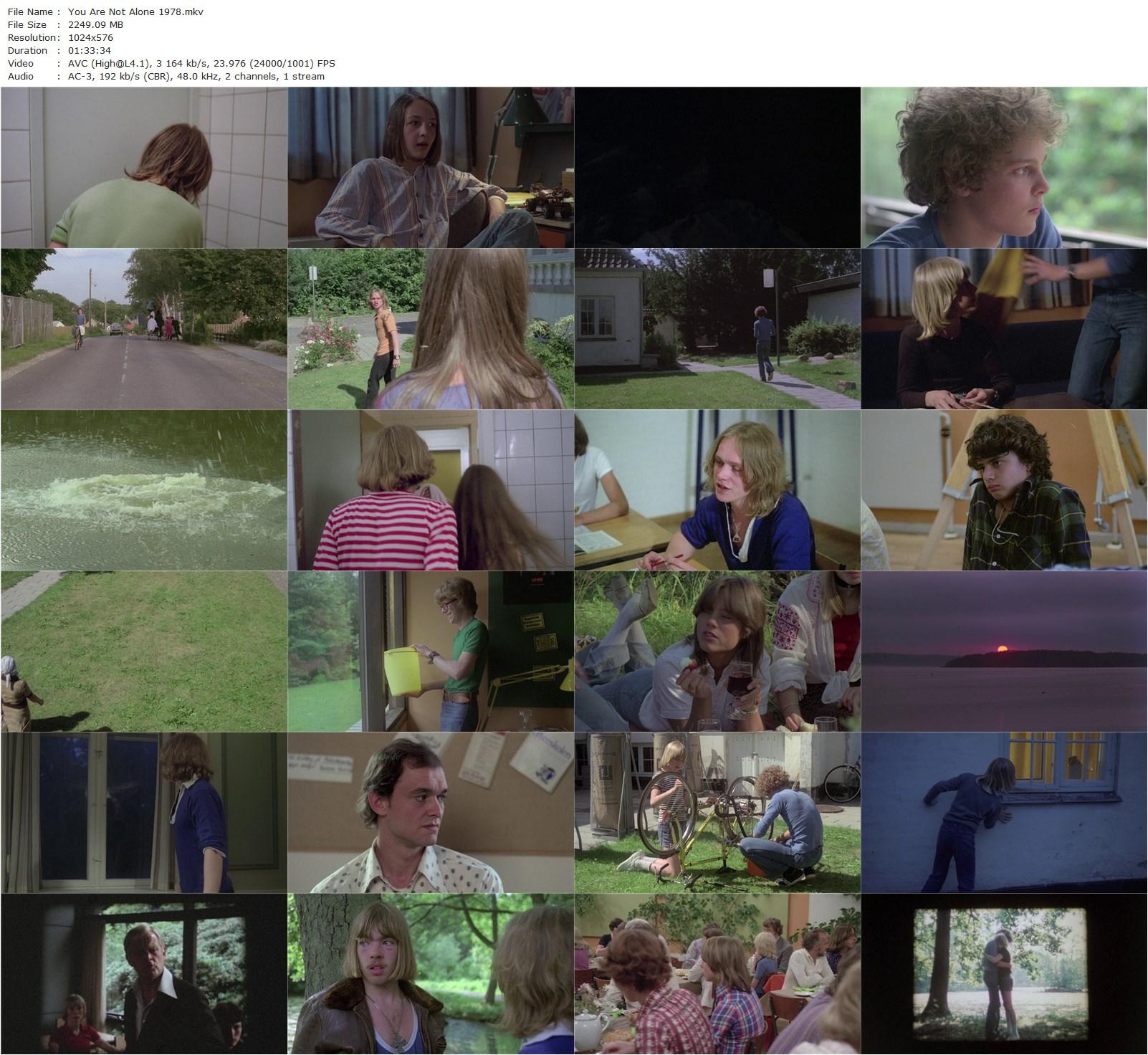 You Are Not Alone AKA Du er ikke alene (1978) Ernst Johansen, Lasse Nielsen, Anders Agensø, Peter Bjerg, Ove Sprogøe-poster