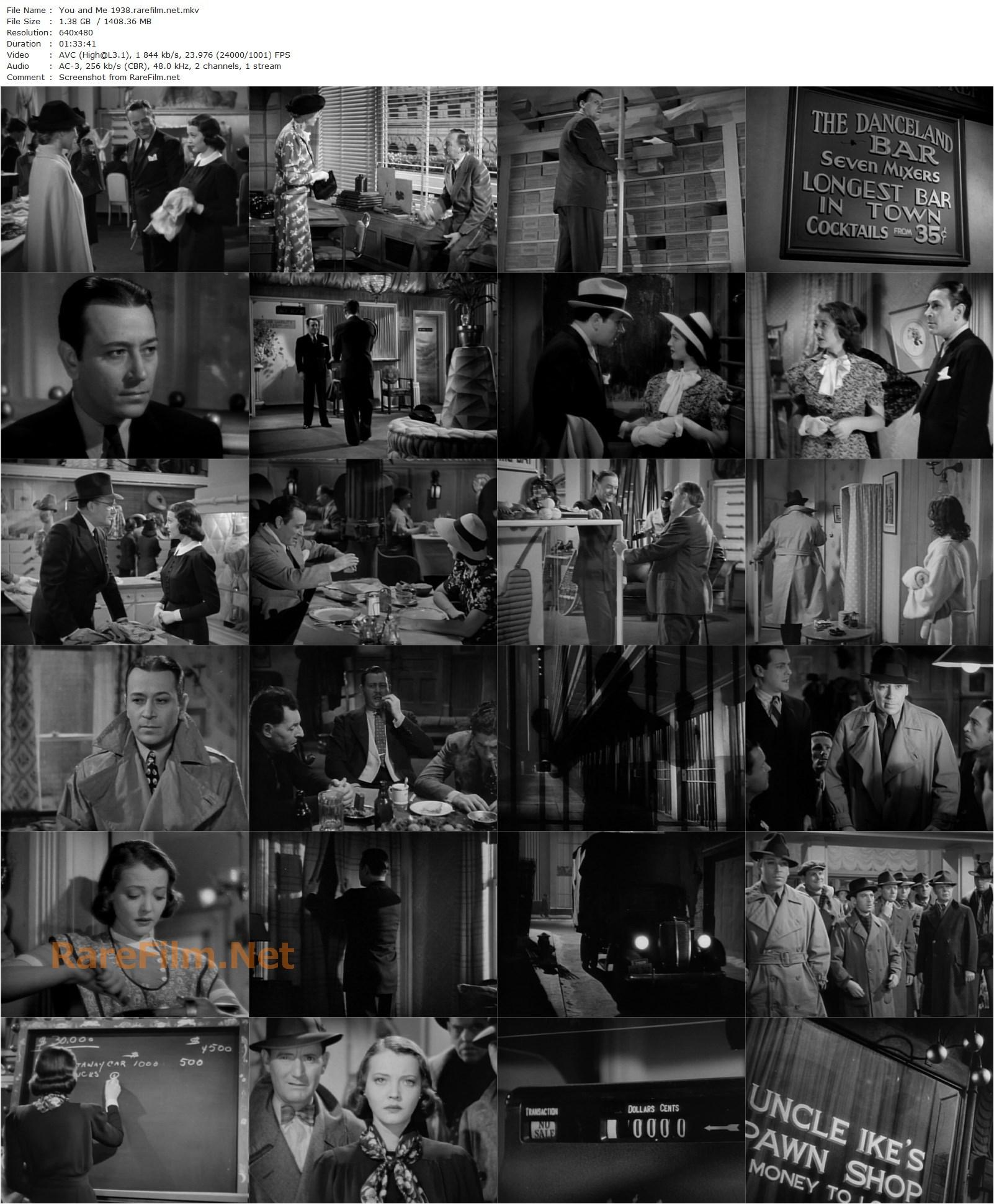 You and Me (1938) Fritz Lang, Sylvia Sidney, George Raft, Robert Cummings-poster