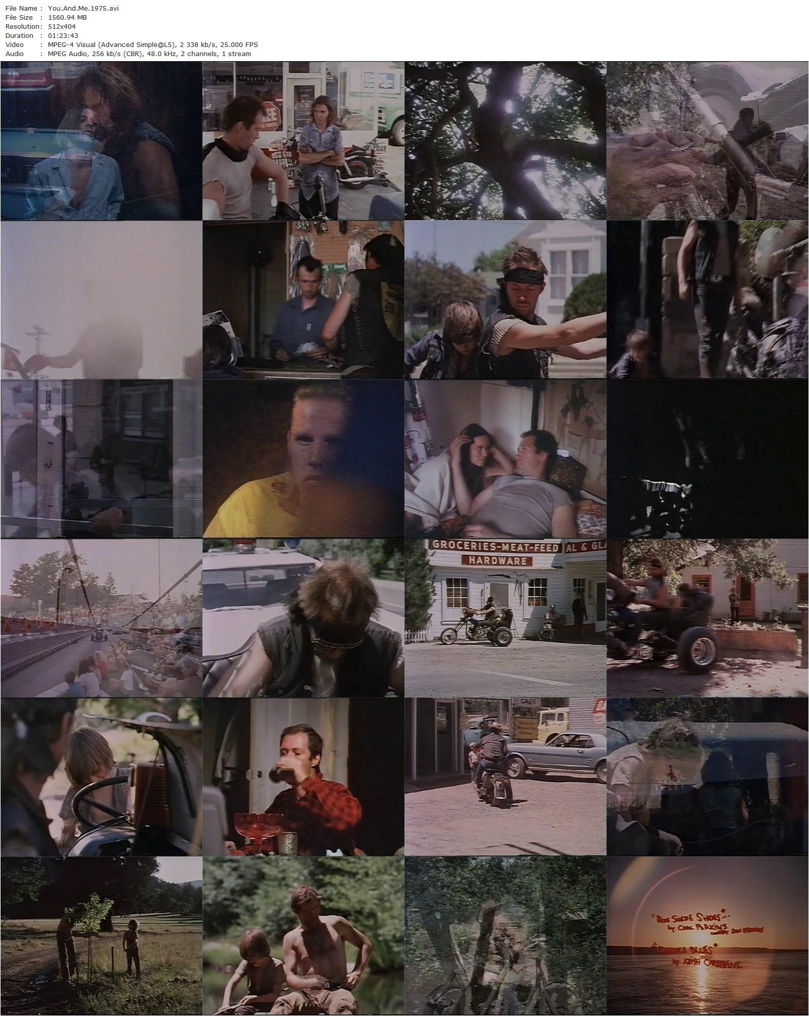 You and Me (1974) David Carradine, Richard Chadbourne II, Bobbie Shaw Chance-poster