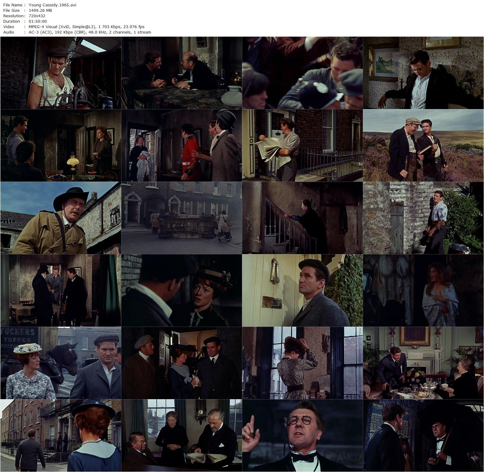 Young Cassidy (1965) Jack Cardiff, John Ford, Rod Taylor, Julie Christie, Maggie Smith-poster