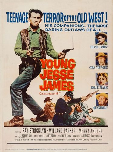 Young Jesse James (1960) William F. Claxton, Ray Stricklyn, Willard Parker, Merry Anders