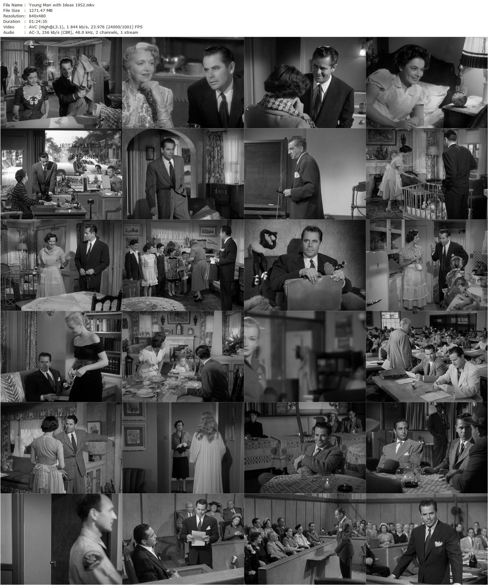 Young Man with Ideas (1952) Mitchell Leisen, Glenn Ford, Ruth Roman, Denise Darcel-poster