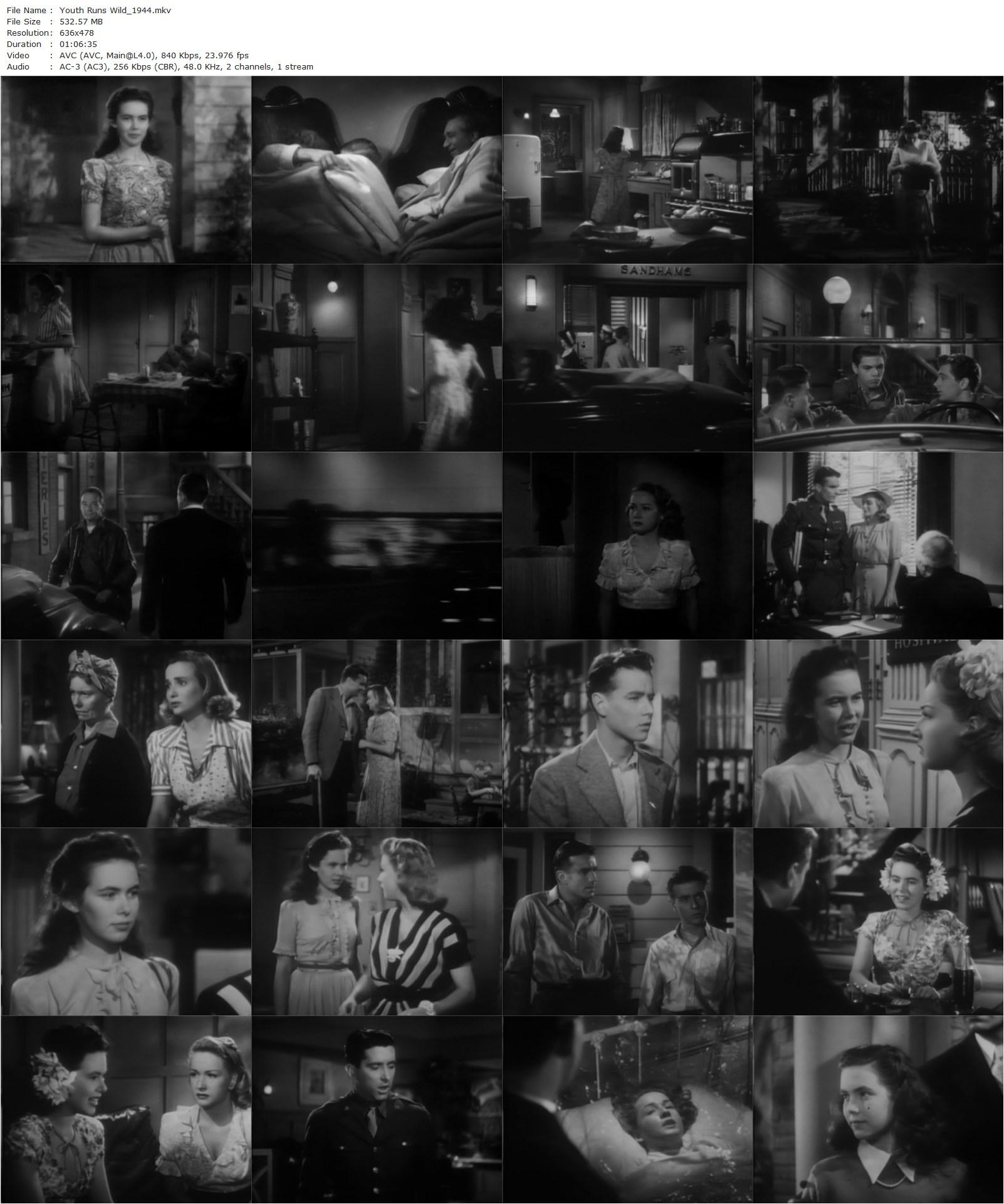 Youth Runs Wild (1944) Mark Robson, Bonita Granville, Kent Smith, Jean Brooks-poster