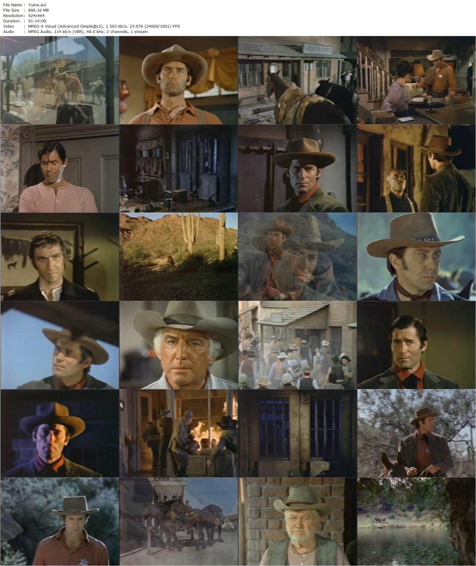 Yuma (1971) Ted Post, Clint Walker, Barry Sullivan, Kathryn Hays-poster