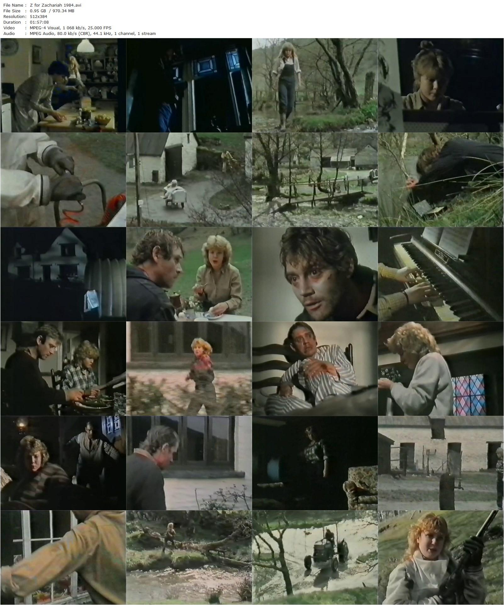 Z for Zachariah (1984) Anthony Garner, Anthony Andrews, Pippa Hinchley, David Daker-poster