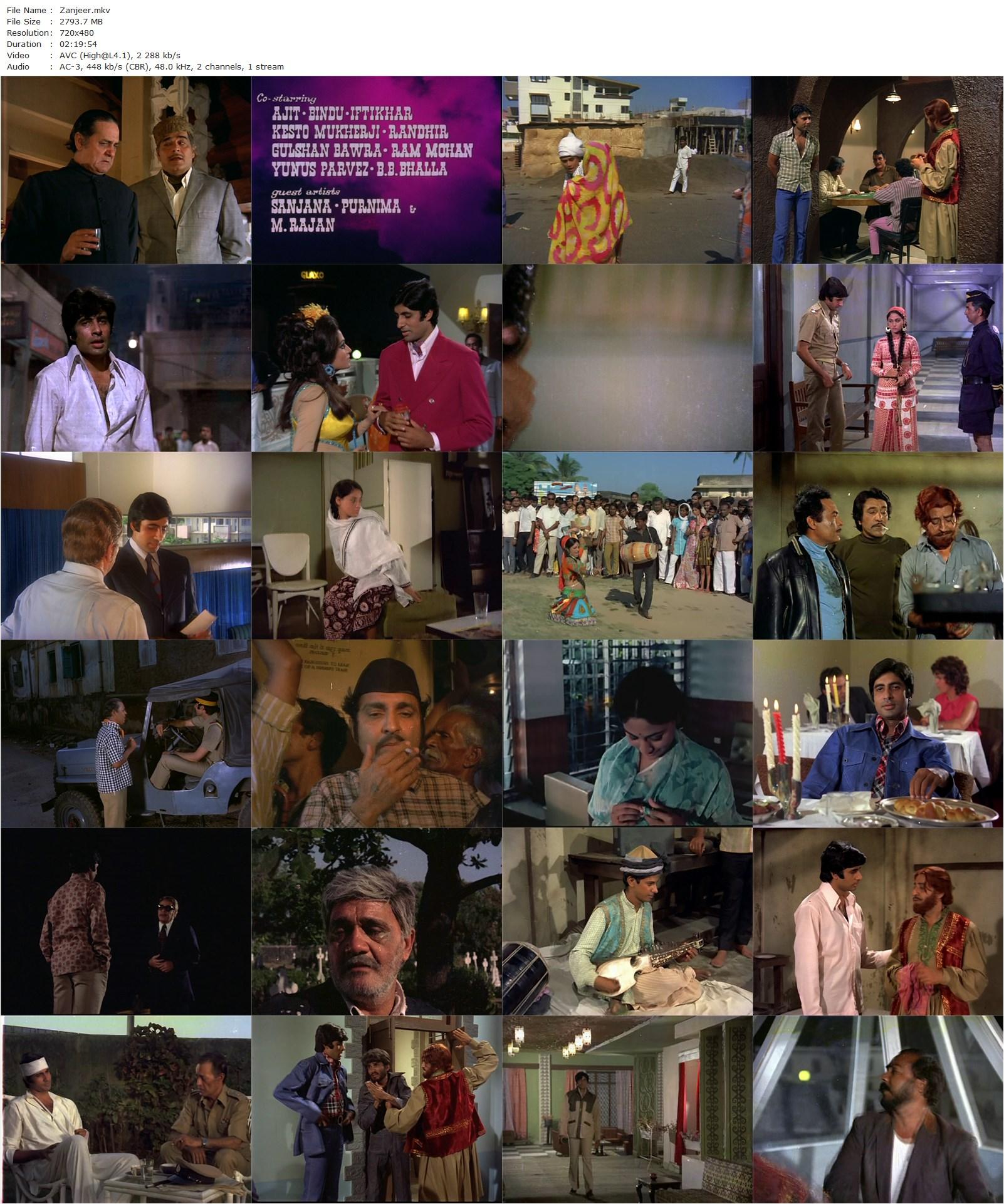 The Chain / Zanjeer (1973) Prakash Mehra, Amitabh Bachchan, Jaya Bhaduri, Pran-poster