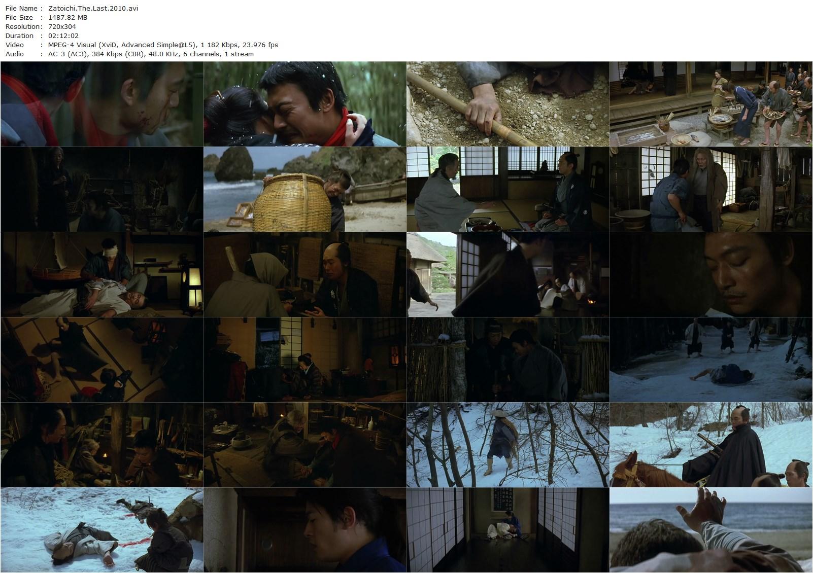 Zatoichi: The Last (2010) Junji Sakamoto, Shingo Katori, Takashi Sorimachi, Satomi Ishihara-poster