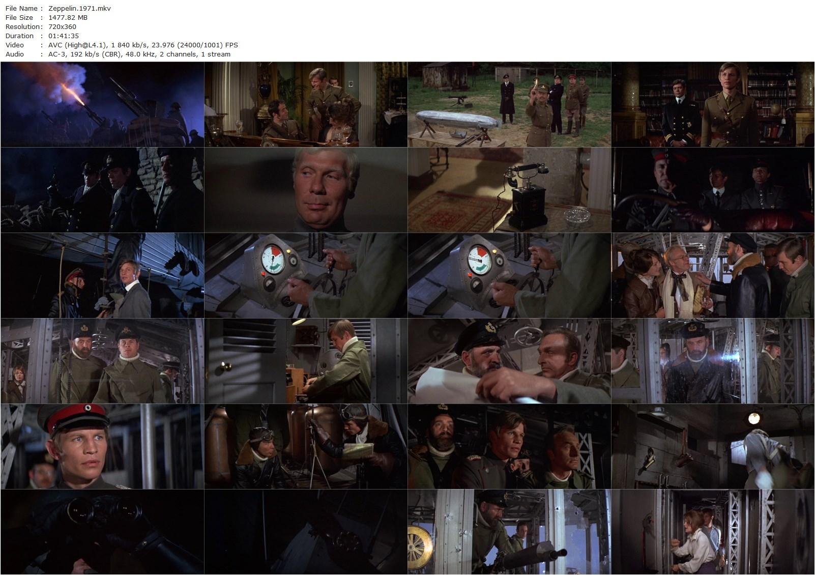 Zeppelin (1971) Etienne Périer, Michael York, Elke Sommer, Peter Carsten-poster