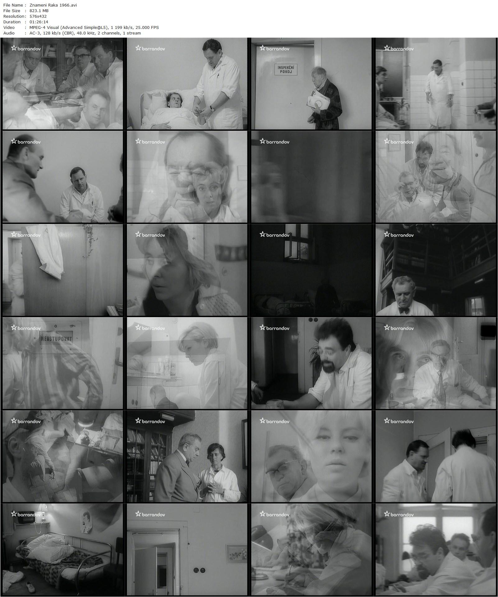 Sign of the Cancer AKA Znamení raka (1967) Juraj Herz, Zora Bozinová, Zdenek Stepánek, Ilja Prachar-poster