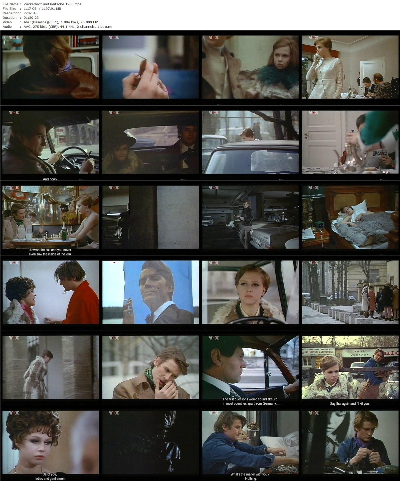 Sugar Bread and Whip AKA Zuckerbrot und Peitsche (1968) Marran Gosov, Helga Anders, Roger Fritz, Harald Leipnitz-poster