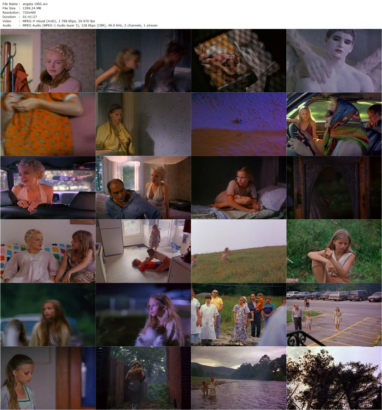 Angela (1995) Rebecca Miller, Miranda Rhyne, Charlotte Eve Blythe, Anna Levine-poster