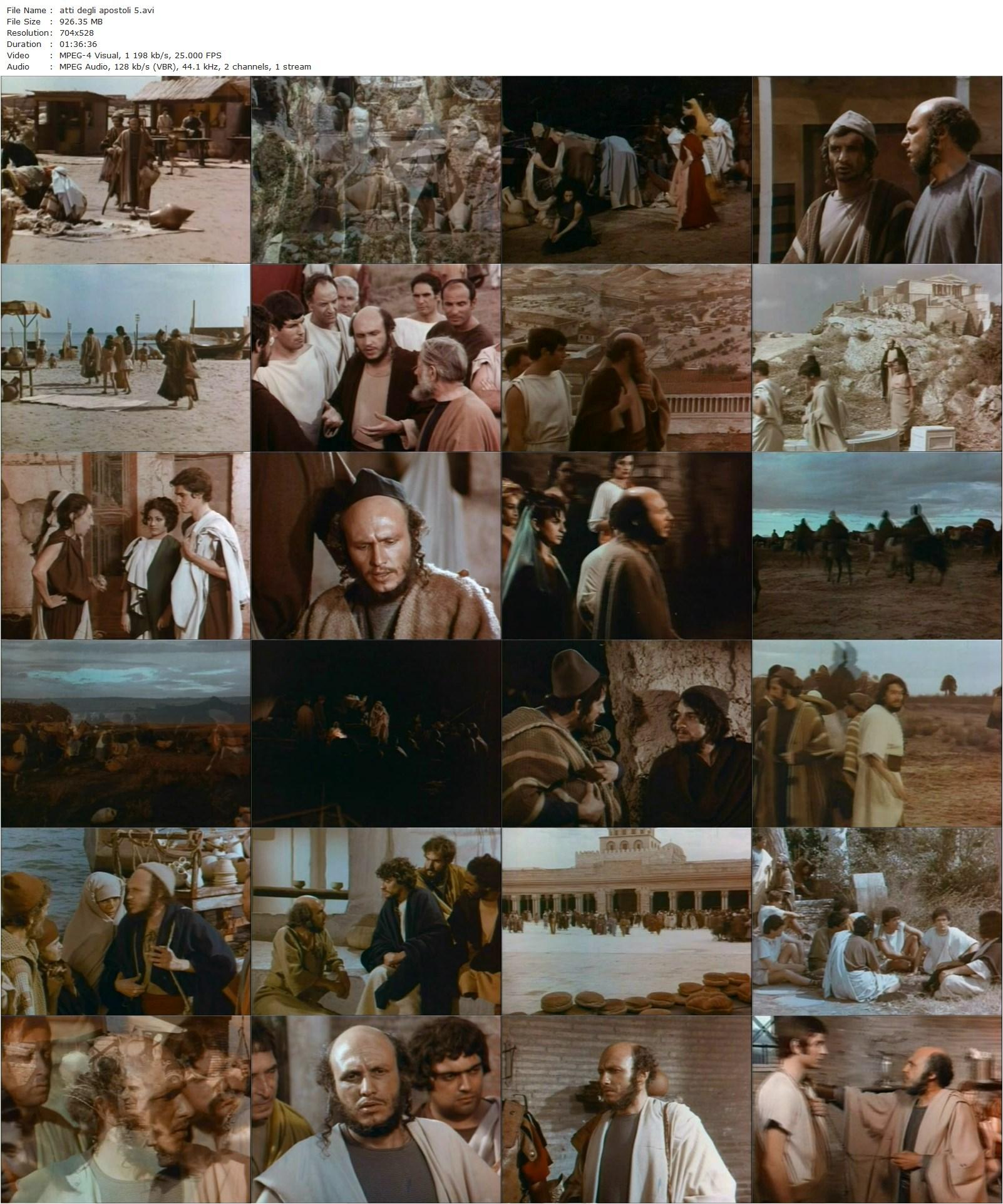 Acts of the Apostles AKA Atti degli apostoli (1969) Roberto Rossellini, Bradai, Edoardo Torricella, Jacques Dumur-poster