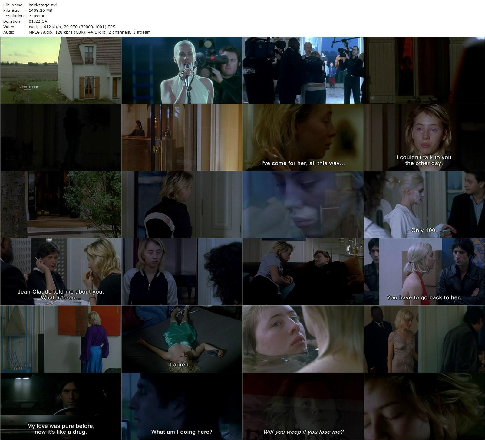 Backstage (2005) Emmanuelle Bercot, Emmanuelle Seigner, Isild Le Besco, Noémie Lvovsky-poster