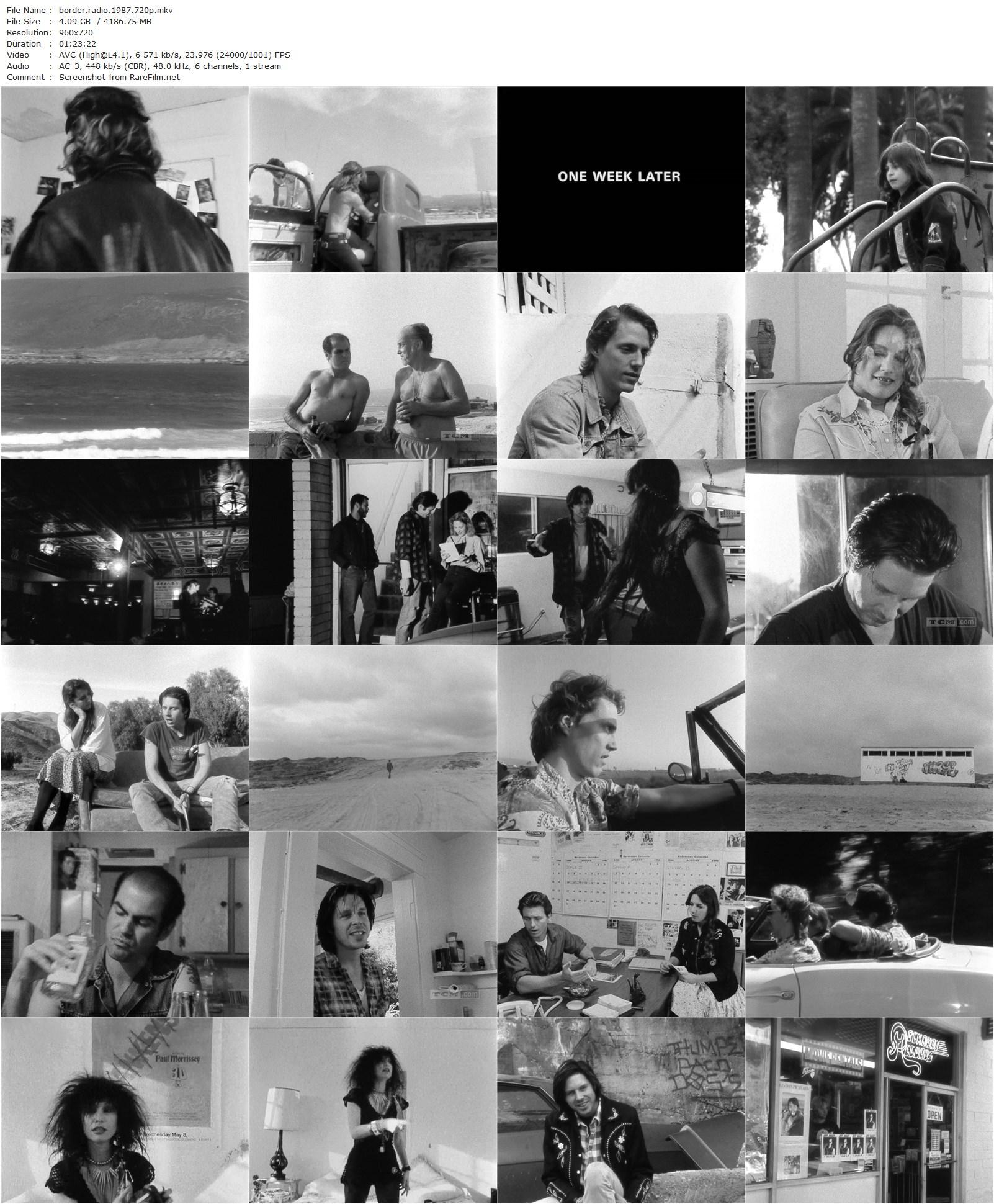 Border Radio (1987) Allison Anders, Dean Lent, Kurt Voss, Chris D., Chris Shearer, Dave Alvin-poster