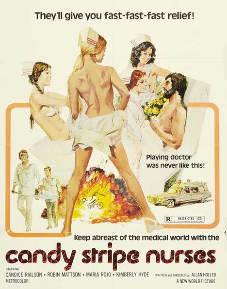 Candy Stripe Nurses (1974) Alan Holleb, Candice Rialson, Robin Mattson, María Rojo, Comedy, Thriller, Erotic