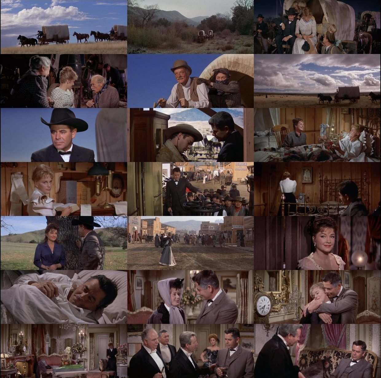 Cimarron (1960) Anthony Mann, Charles Walters, Glenn Ford, Maria Schell, Anne Baxter, Drama, Romance, Western-poster