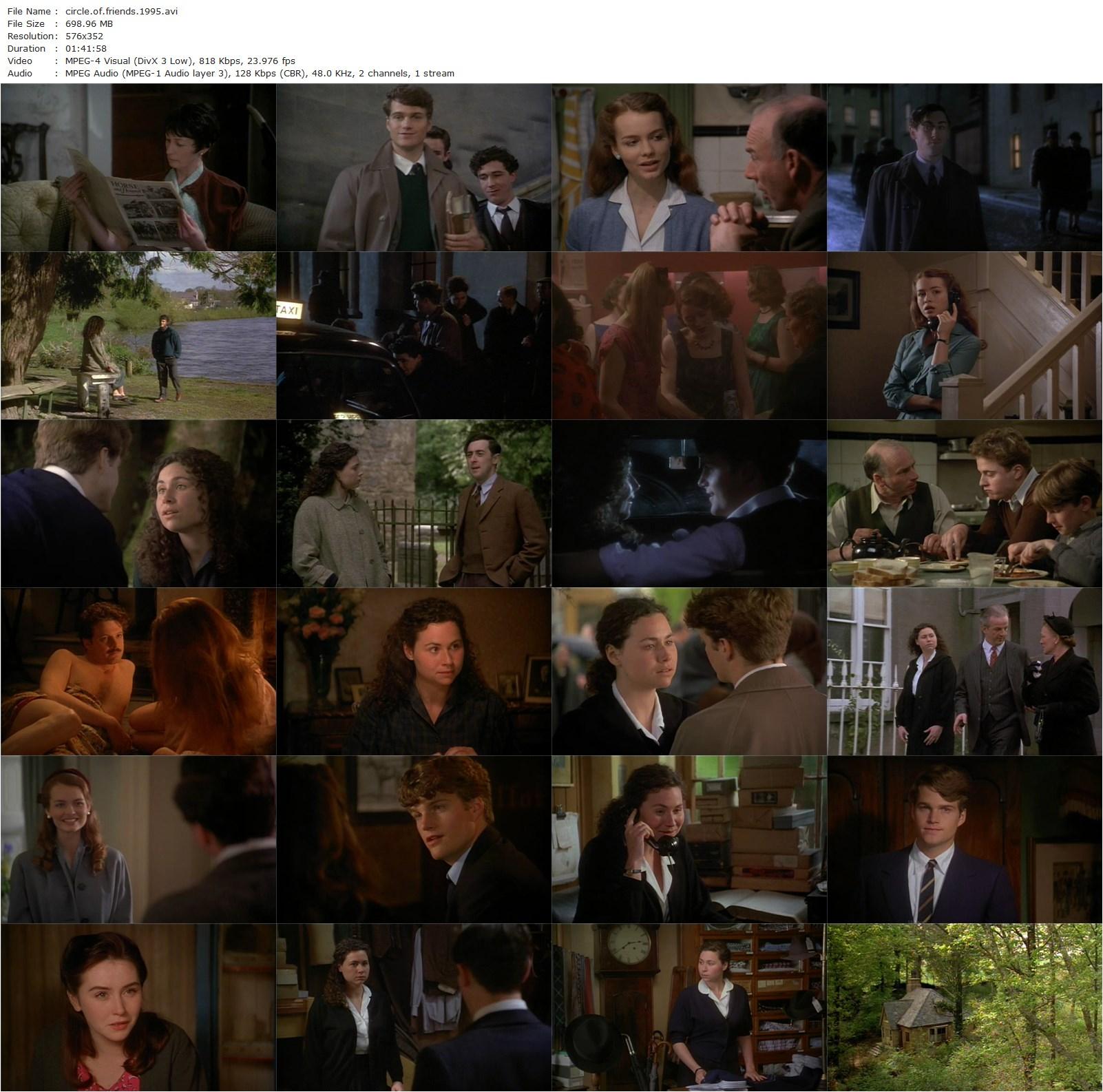 Circle of Friends (1995) Pat O’Connor, Chris O’Donnell, Minnie Driver, Geraldine O’Rawe-poster