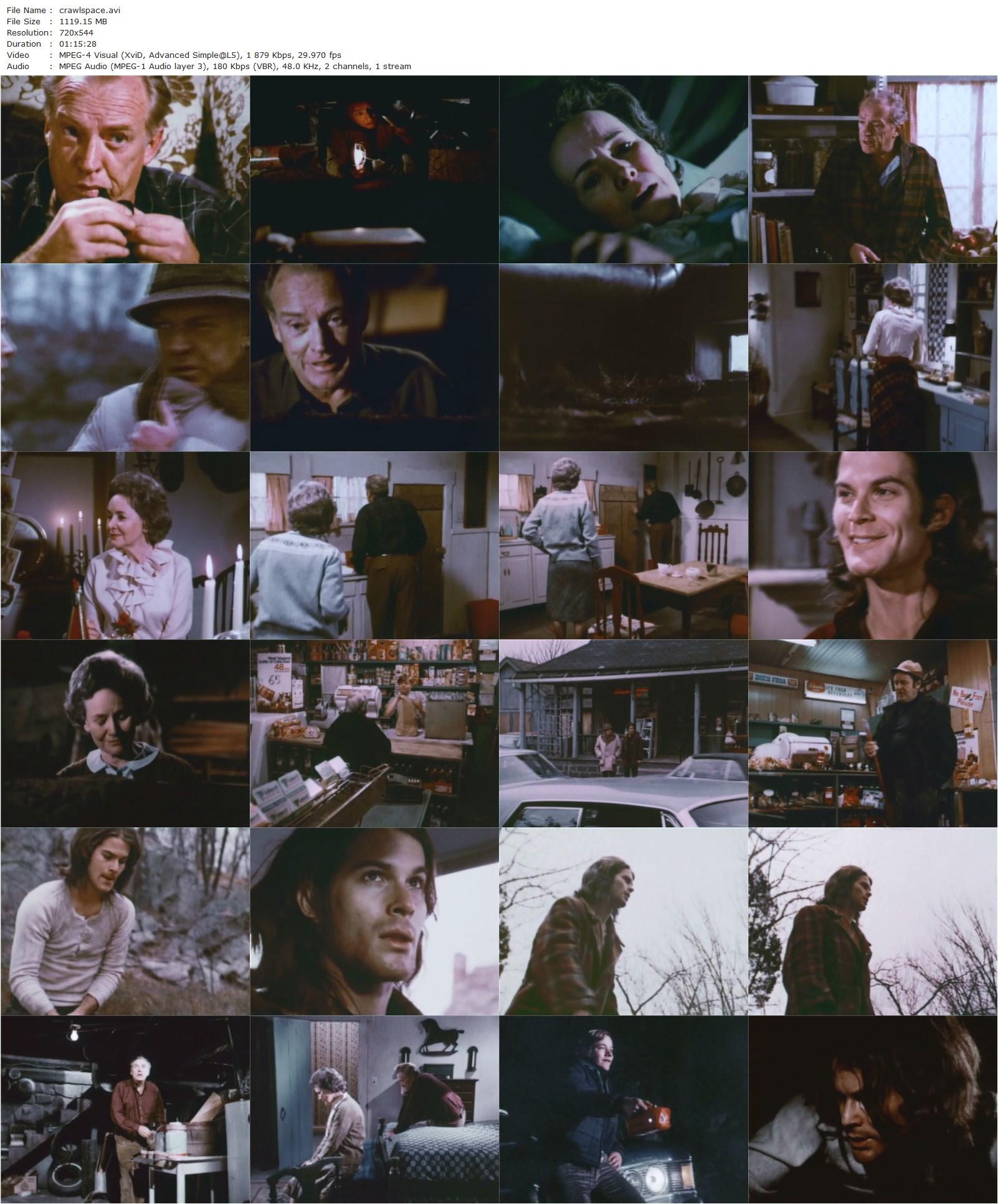 Crawlspace (1972) John Newland, Buzz Kulik, Arthur Kennedy, Teresa Wright, Tom Happer-poster