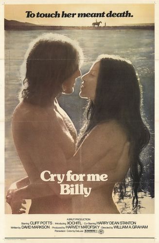 Cry for Me, Billy (1972) William A. Graham, Cliff Potts, Maria Potts, Harry Dean Stanton