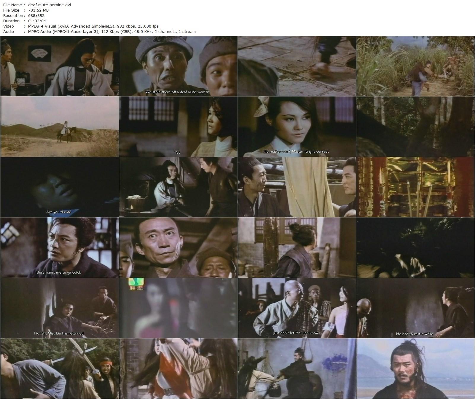 Deaf Mute Heroine / Long ya jian (1971) Wu Ma, Helen Ma, Ching Tang, Chok Chow Cheung-poster