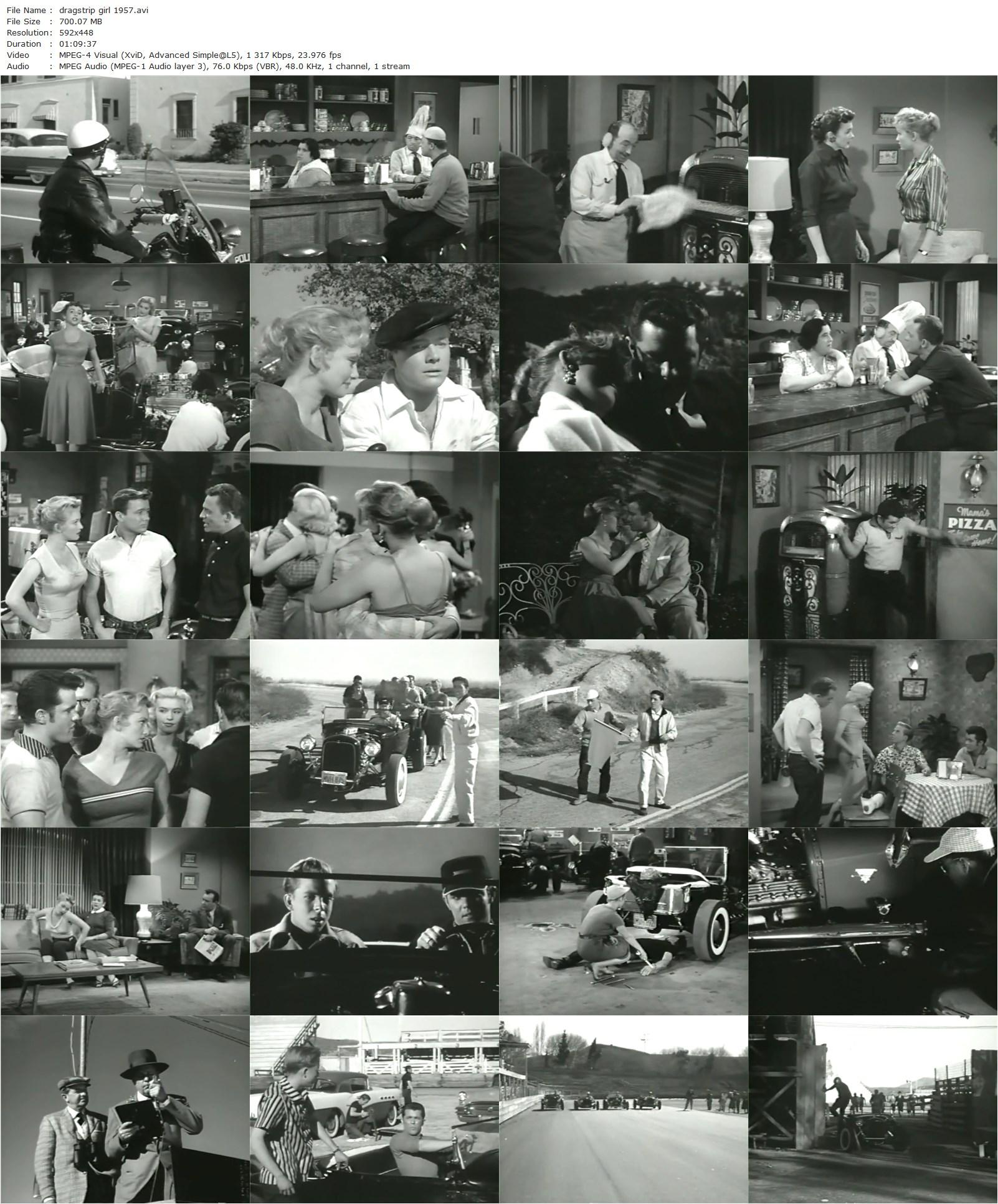 Dragstrip Girl (1957)-poster