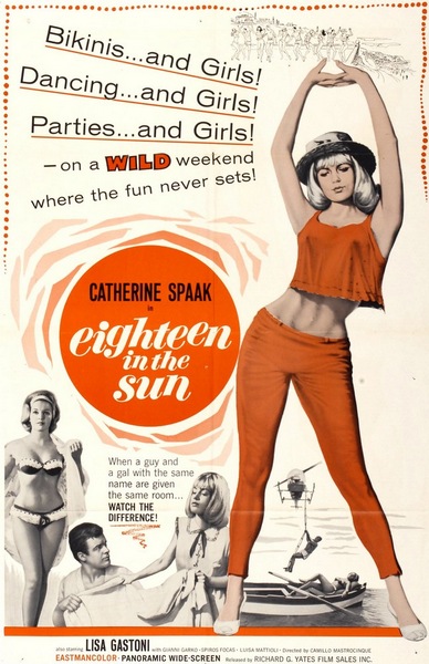 Eighteen in the Sun (1962) Camillo Mastrocinque, Catherine Spaak, Lisa Gastoni, Gianni Garko