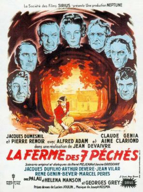 The Farm of Seven Sins / La ferme des sept péchés (1949) Jean Devaivre, Jacques Dumesnil, Claude Génia, Aimé Clariond