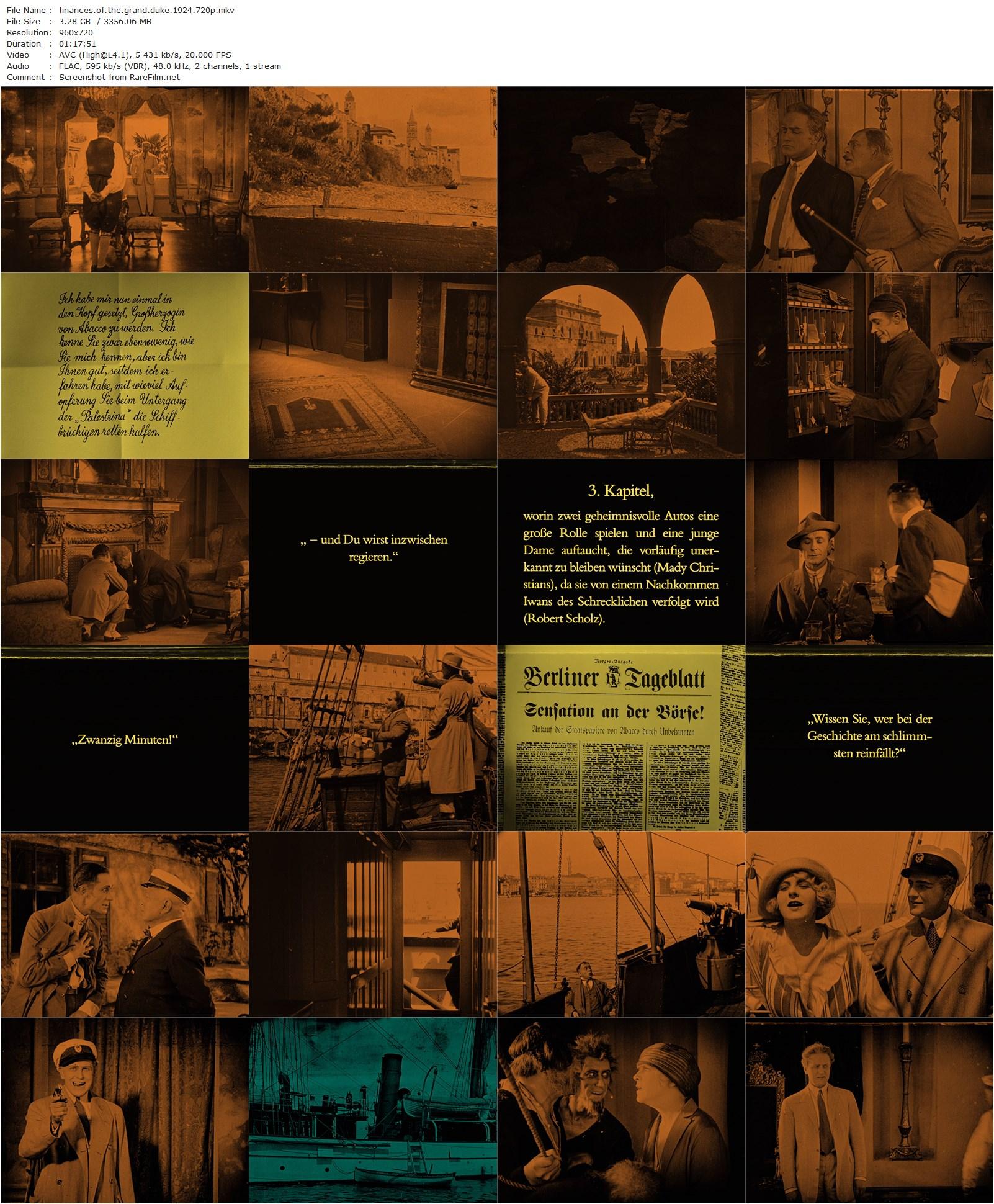 Finances of the Grand Duke / Die Finanzen des Großherzogs (1924) F.W. Murnau, Mady Christians, Harry Liedtke, Robert Scholtz-poster