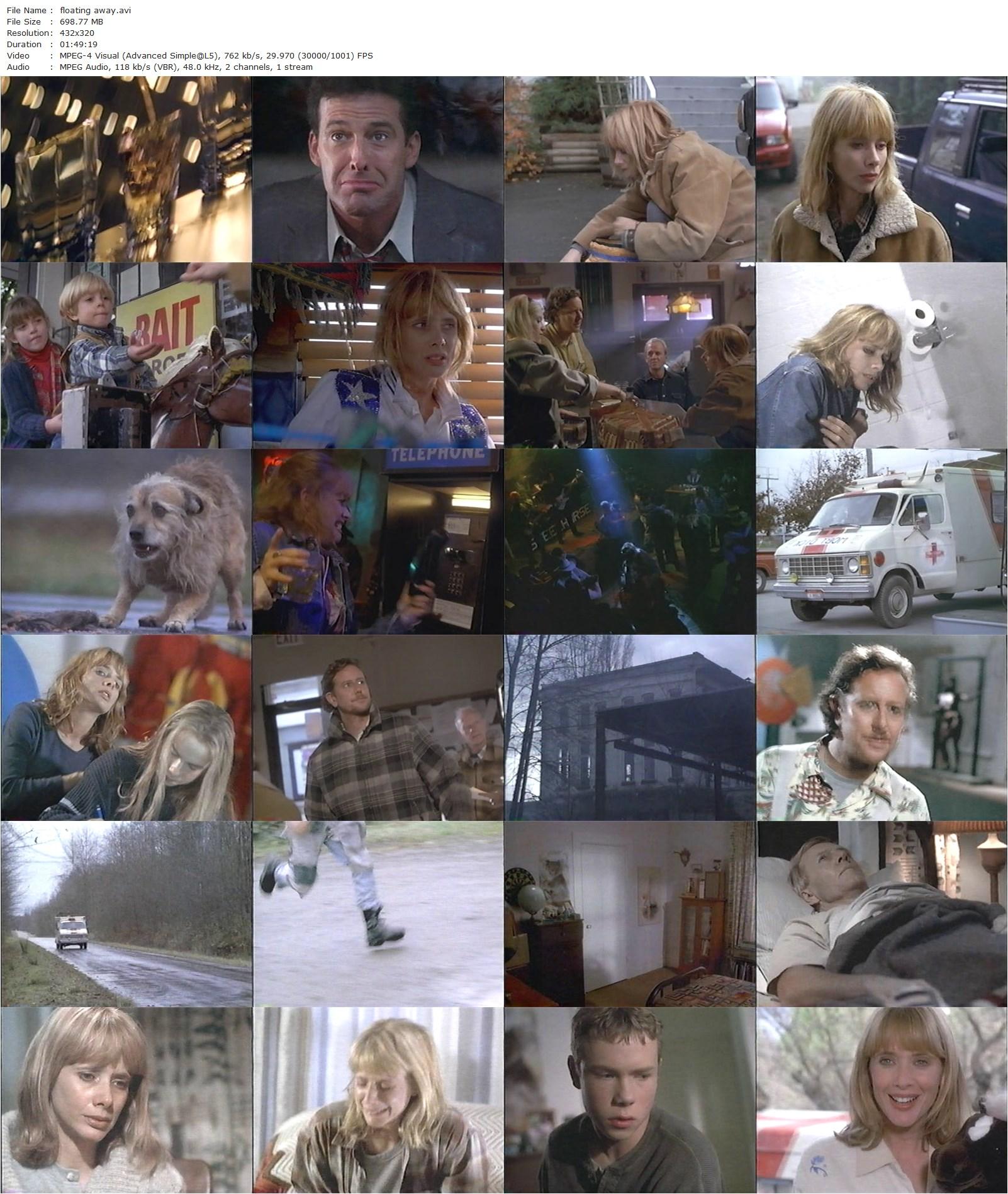 Floating Away (1998) John Badham, Paul Hogan, Judge Reinhold, Rosanna Arquette-poster