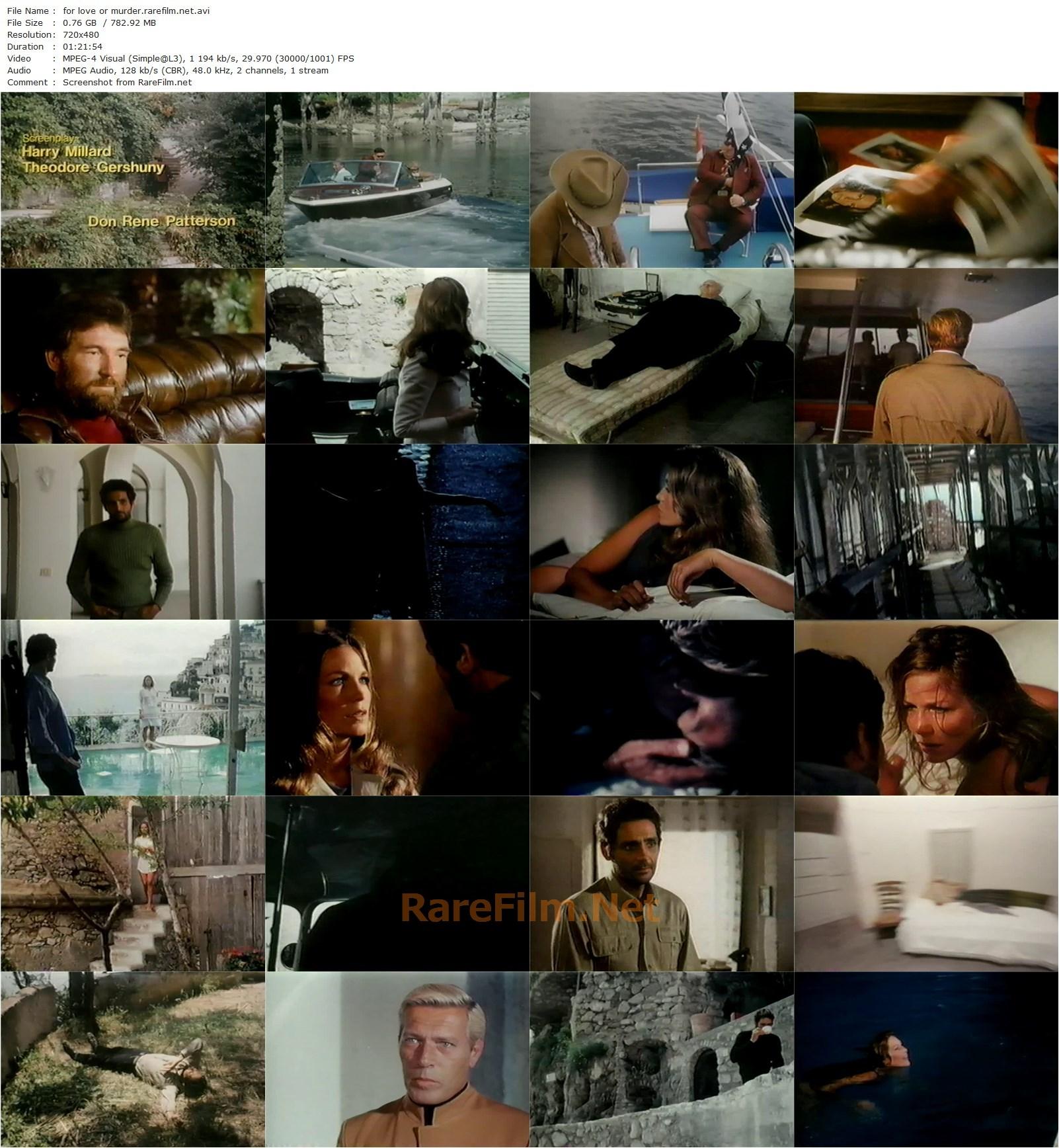 For Love or Murder / Kemek (1970) Theodore Gershuny, Helmuth Schneider, Alexandra Stewart, David Hedison-poster