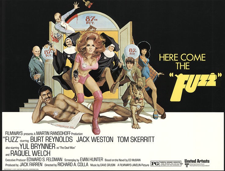 Fuzz (1972) Richard A. Colla, Burt Reynolds, Raquel Welch, Jack Weston