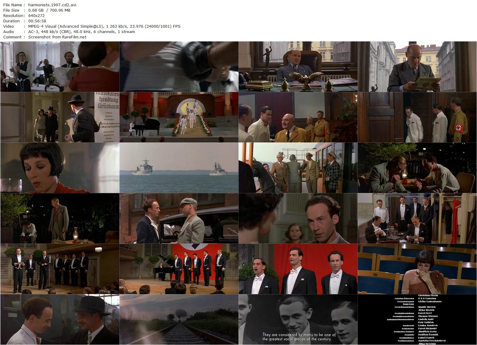 Comedian Harmonists (1997) Joseph Vilsmaier, Ben Becker, Heino Ferch, Ulrich Noethen-poster