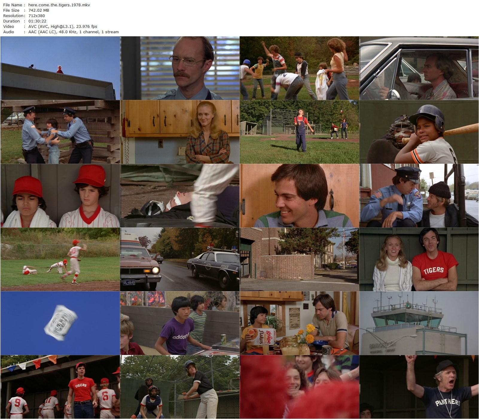 Here Come the Tigers (1978) Sean S. Cunningham, Kathy Bell, Noel Cunningham, Sean P. Griffin-poster