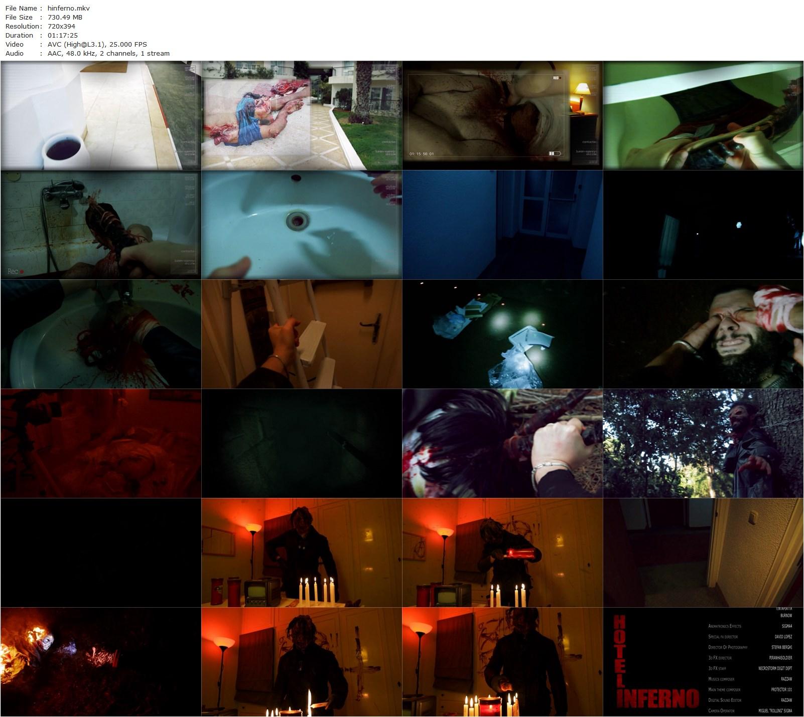 Hotel Inferno (2013) Giulio De Santi, Rayner Bourton, Michael Howe, Jessica Carroll-poster