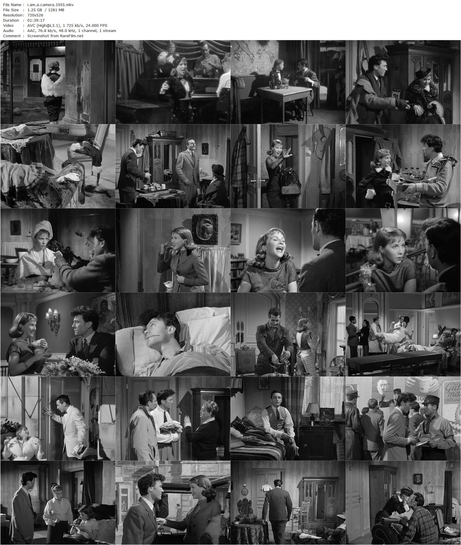 I Am a Camera (1955) Henry Cornelius, Julie Harris, Laurence Harvey, Shelley Winters-poster