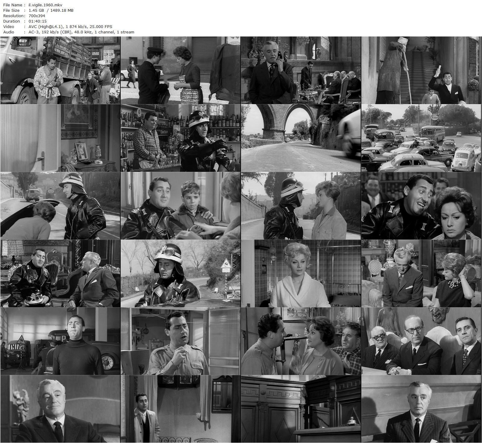 The Traffic Policeman AKA Il vigile (1960) Luigi Zampa, Alberto Sordi, Vittorio De Sica, Marisa Merlini-poster