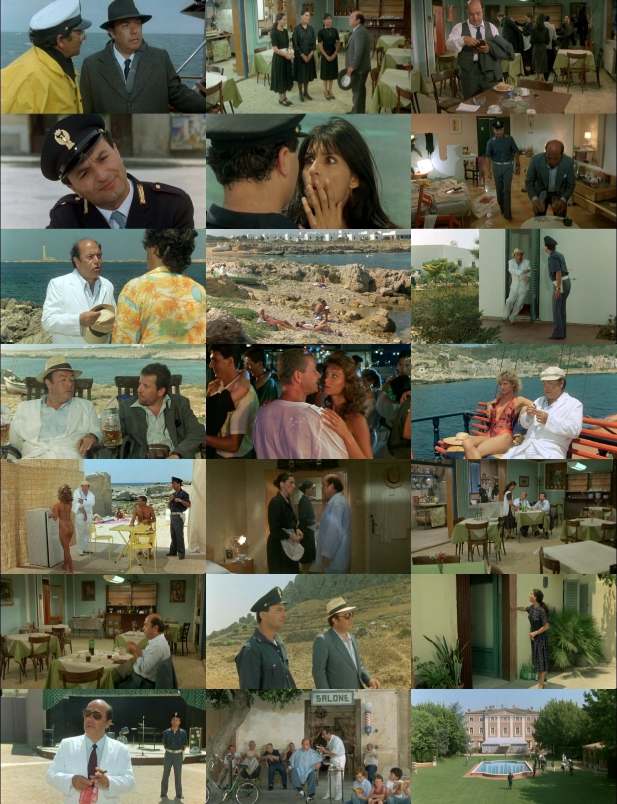 Il commissario Lo Gatto (1986) Dino Risi, Lino Banfi, Maurizio Ferrini, Maurizio Micheli, Comedy-poster