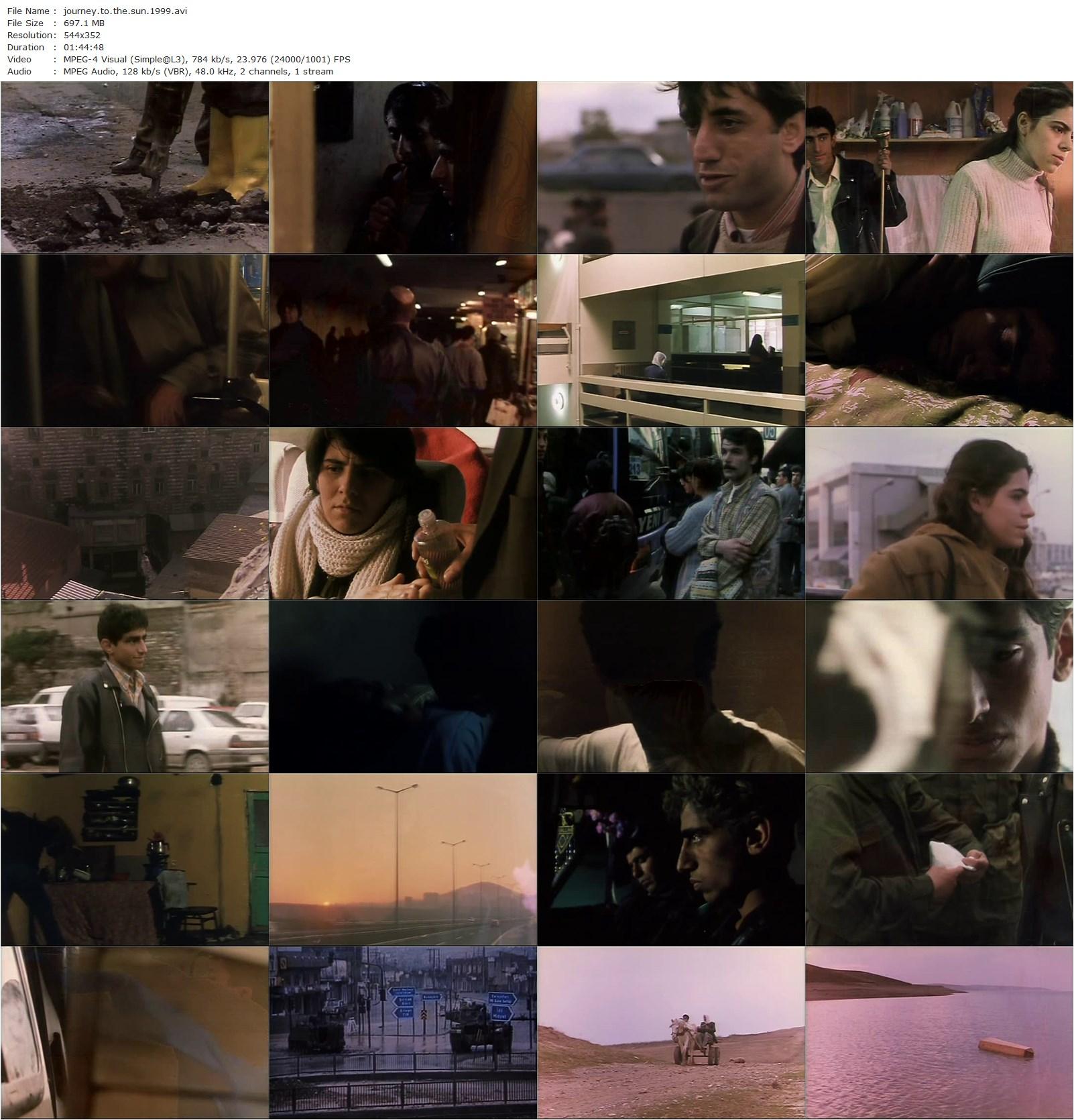 Journey to the Sun AKA Günese Yolculuk (1999) Yesim Ustaoglu, Nazmî Kirik, Newroz Baz, Mizgin Kapazan-poster