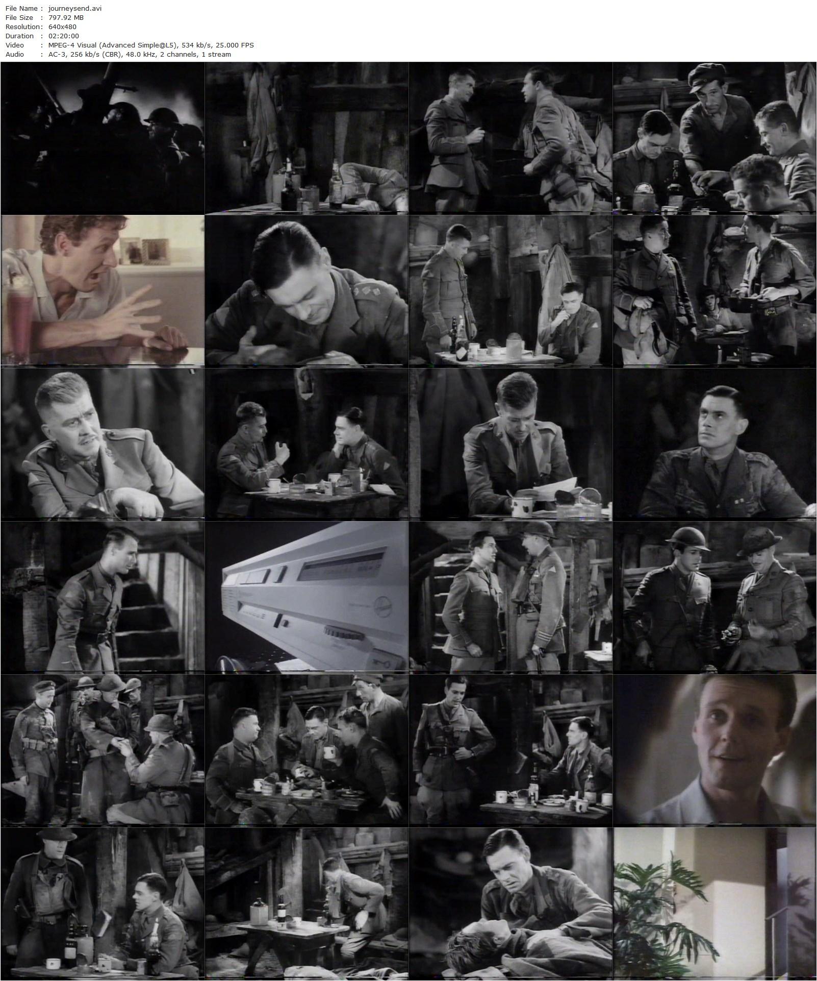 Journey’s End (1930) James Whale, Colin Clive, Ian Maclaren, David Manners-poster