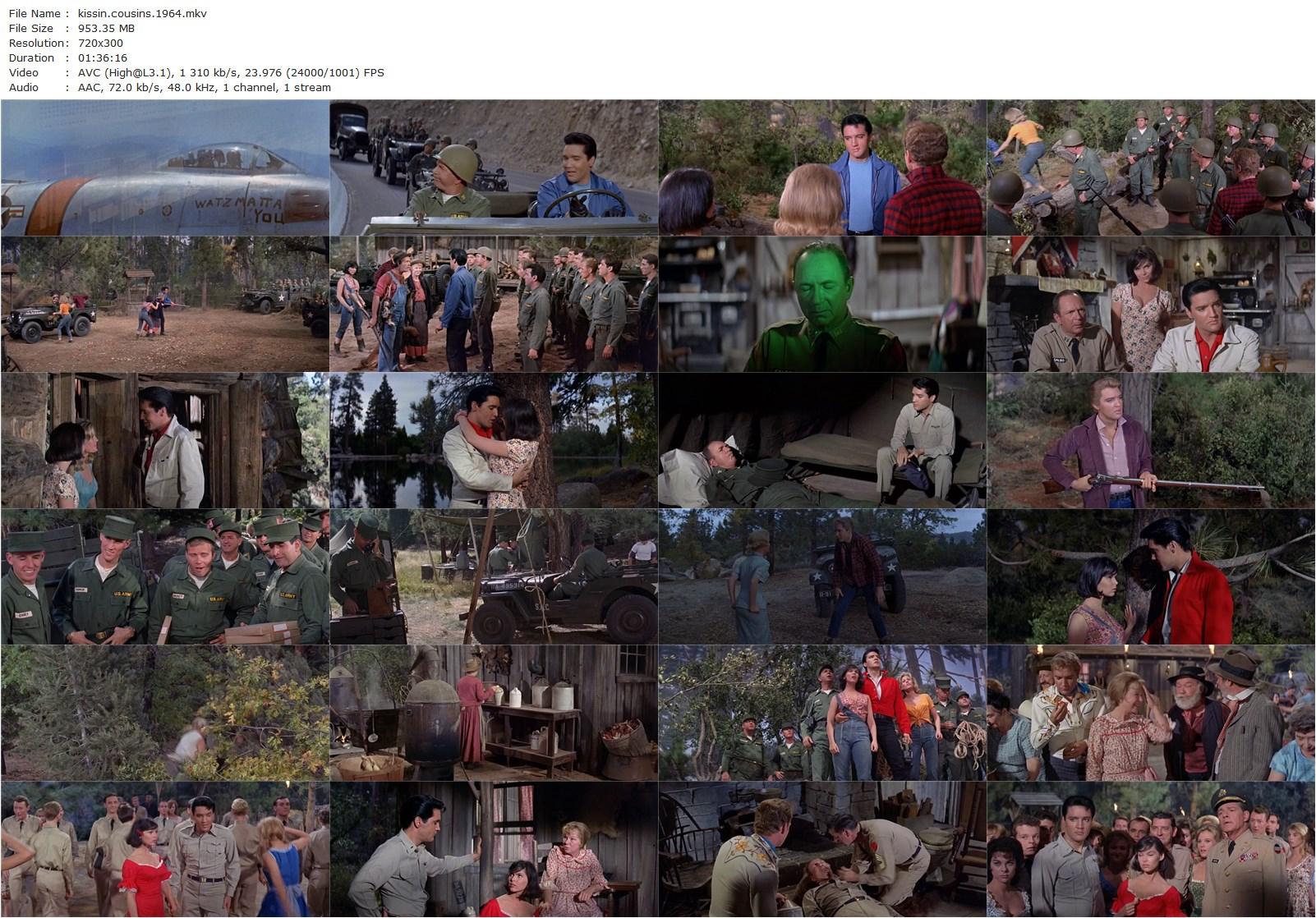 Kissin’ Cousins (1964) Gene Nelson, Elvis Presley, Arthur O’Connell, Glenda Farrell-poster