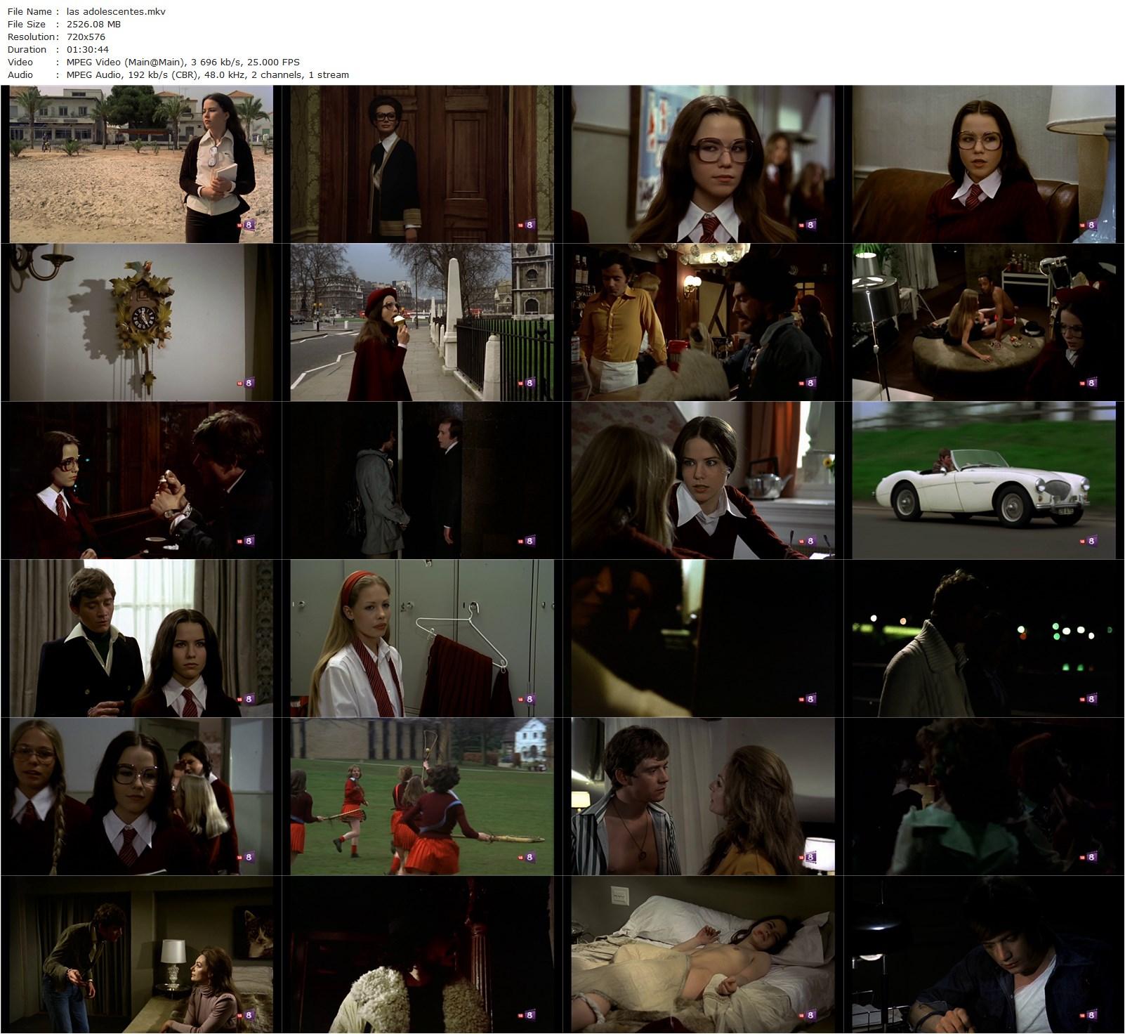 The Adolescents AKA Las adolescentes (1975) Pedro Masó, Anthony Andrews, Koo Stark, Susan Player-poster