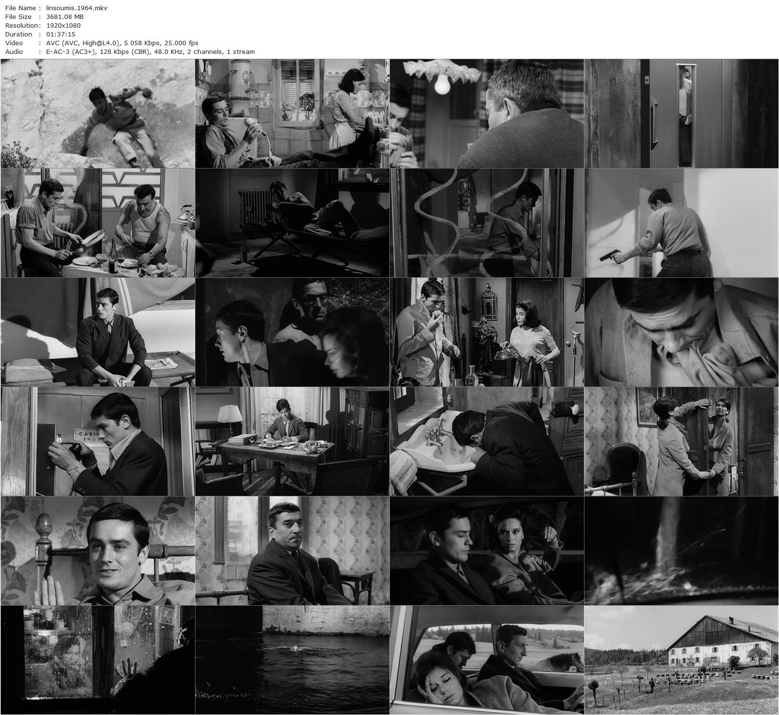 The Unvanquished (1964) Alain Cavalier, Alain Delon, Lea Massari, Georges Géret-poster