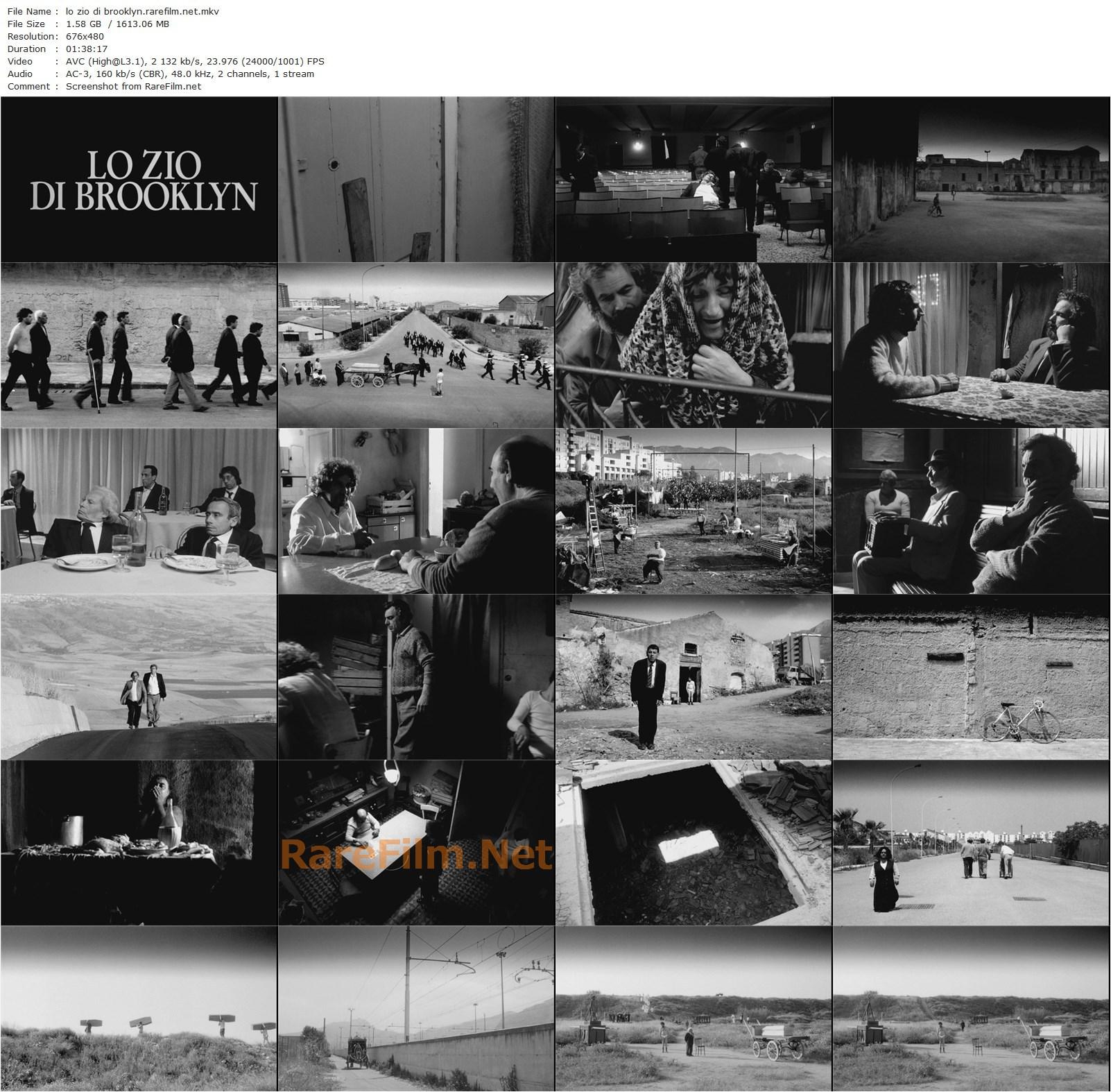 The Uncle from Brooklyn / Lo zio di Brooklyn (1995) Daniele Ciprì, Franco Maresco, Salvatore Gattuso, Pippo Agusta, Salvatore Schiera-poster