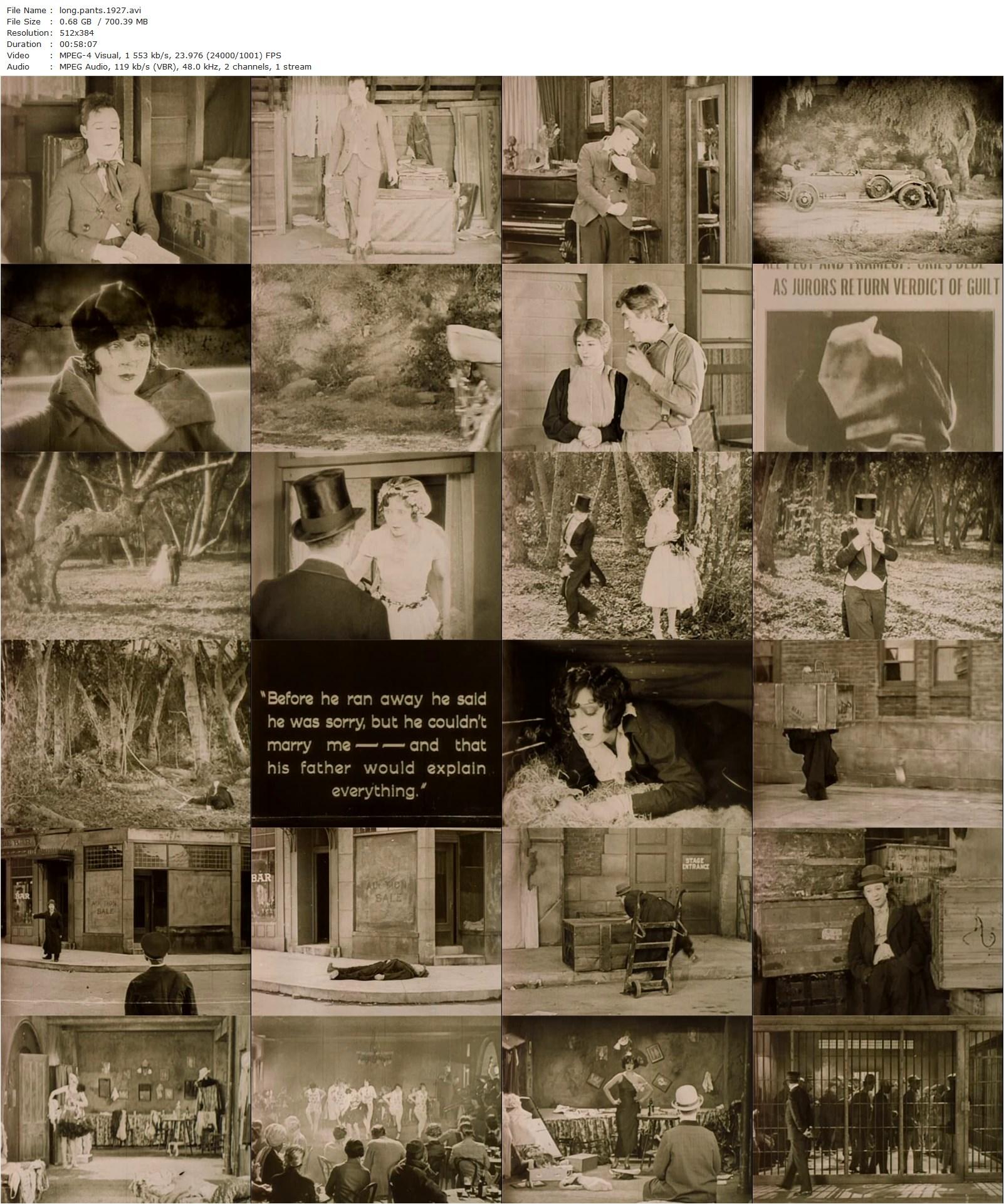 Long Pants (1927) Frank Capra, Harry Langdon, Gladys Brockwell, Alan Roscoe-poster