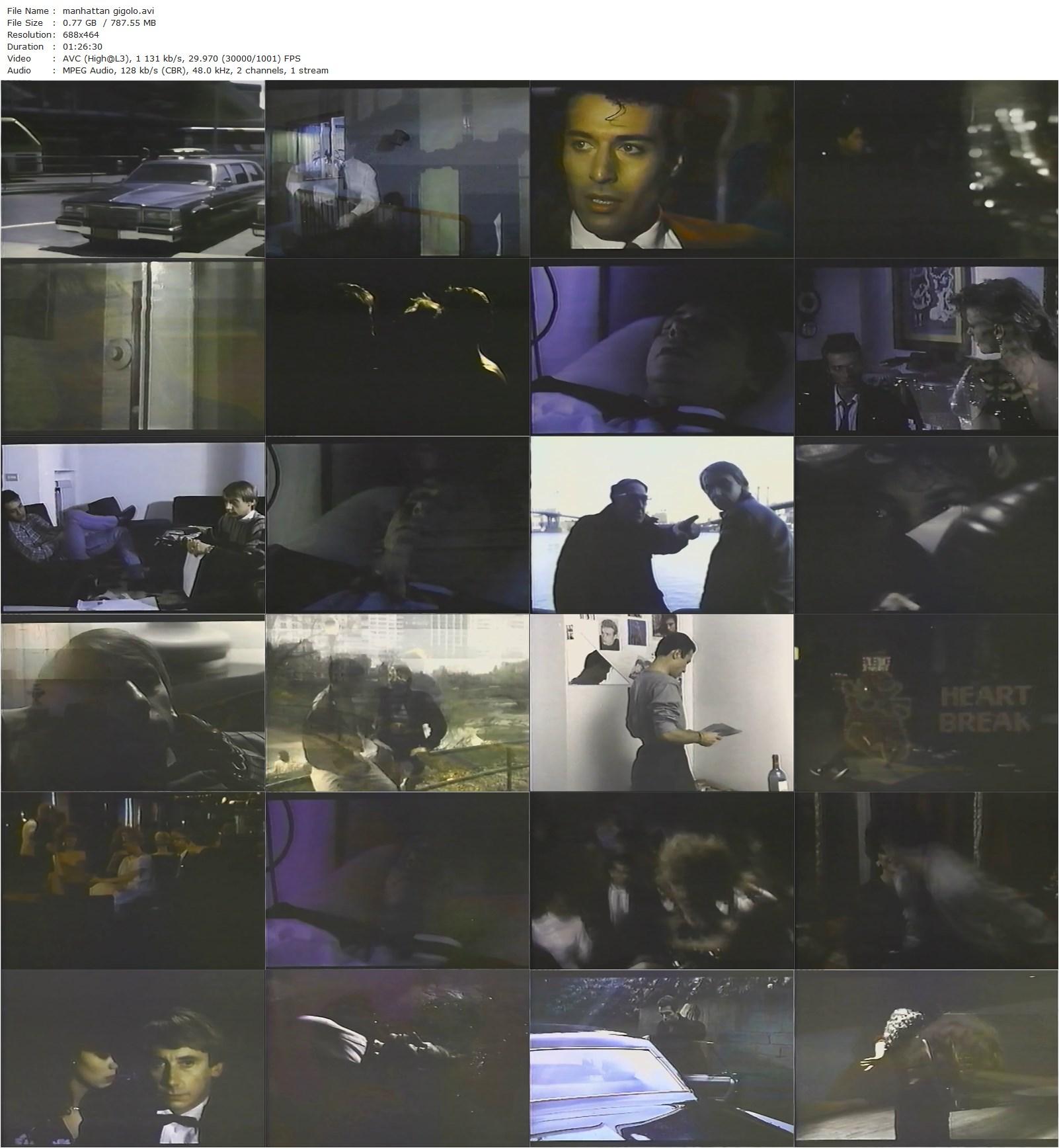 Manhattan gigolò (1986) Amasi Damiani, Gianni Dei, Andrea Thompson, Aris Iliopulos-poster