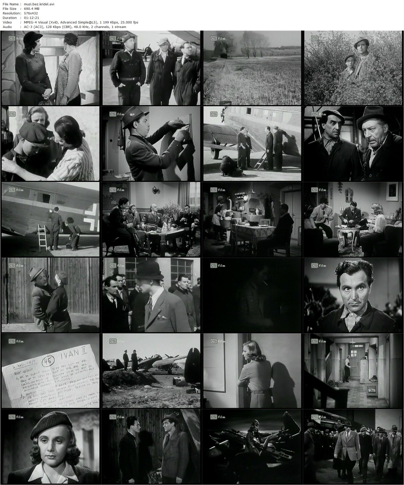 Men Without Wings (1946) Frantisek Cáp, Gustav Nezval-poster