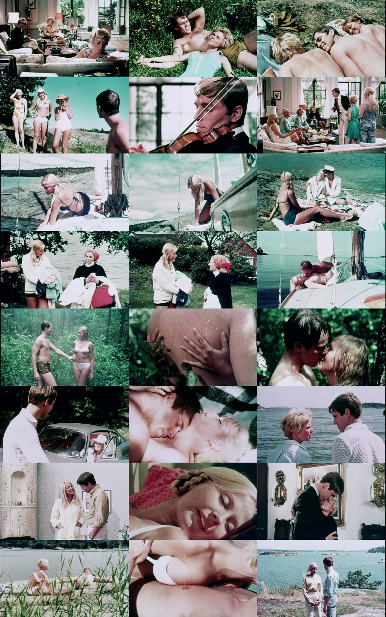 One Swedish Summer (1968) Gunnar Höglund, Hans Gustafsson, Lillemor Ohlsson, Barbro Hiort af Ornäs-poster