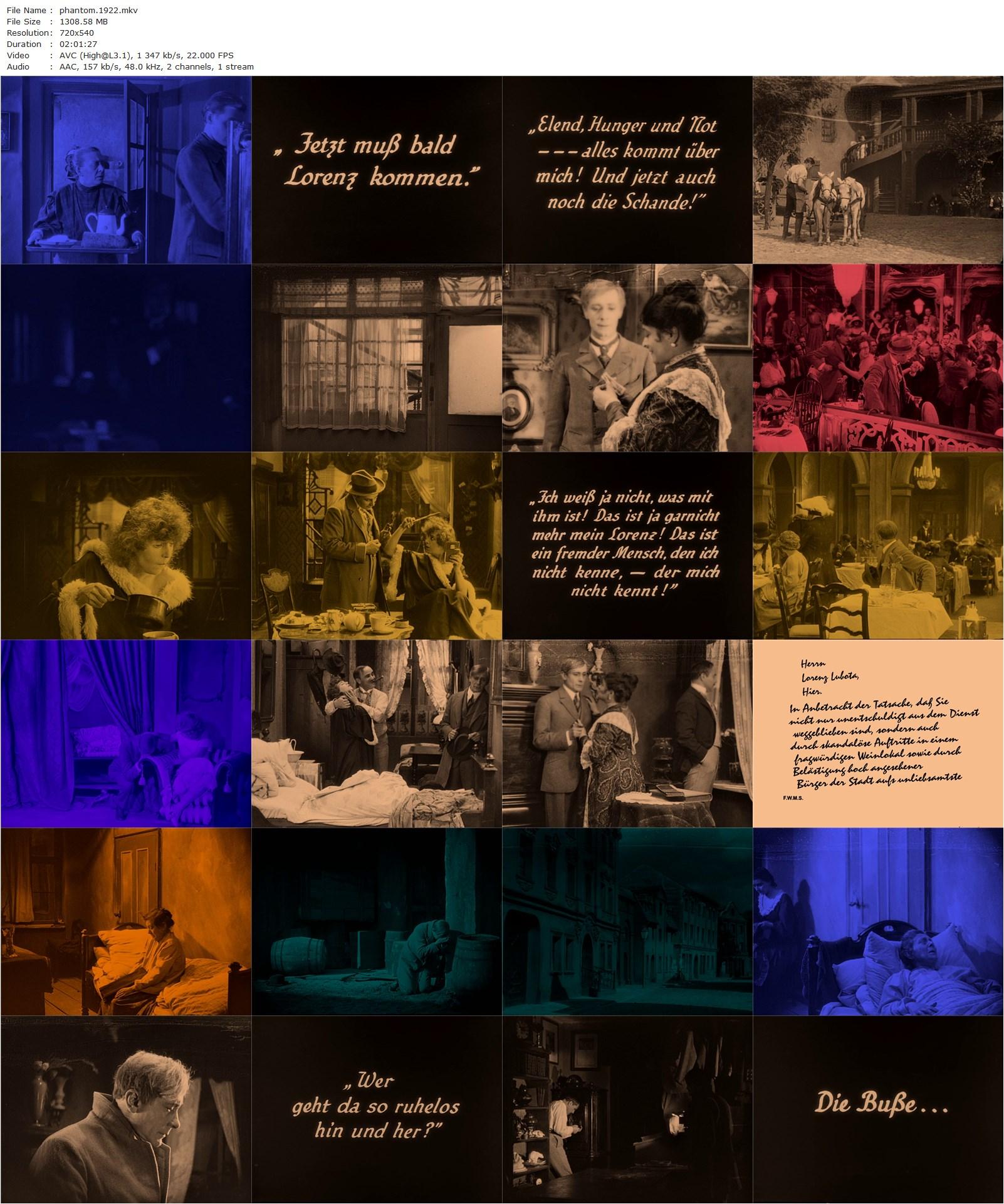 Phantom (1922) F.W. Murnau, Alfred Abel, Frida Richard, Aud Egede-Nissen-poster