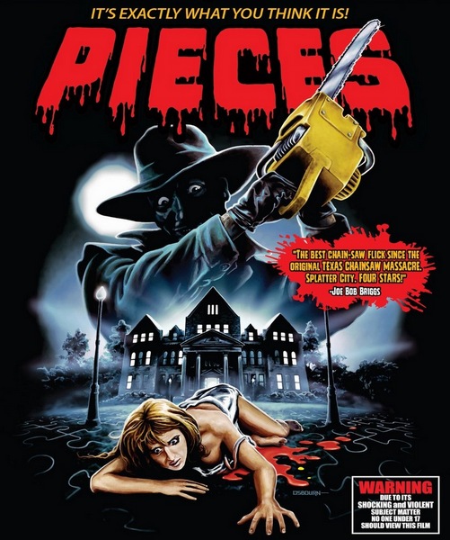 Pieces AKA Mil gritos tiene la noche (1982) Juan Piquer Simón, Christopher George, Lynda Day George, Frank Braña